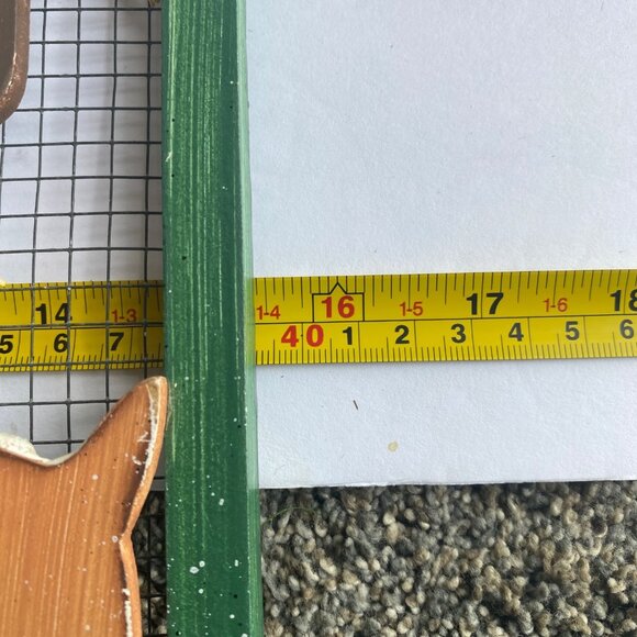 Christmas Themed Decor Wooden Screen Santa Mrs. Claus & Reindeer 15" x 10" - Picture 7 of 8